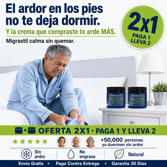 ¿Hormigueo, Ardor y Dolor en Pies y Manos? | Neuropathy Cream para Recuperar tu Descanso y Movilidad 💙