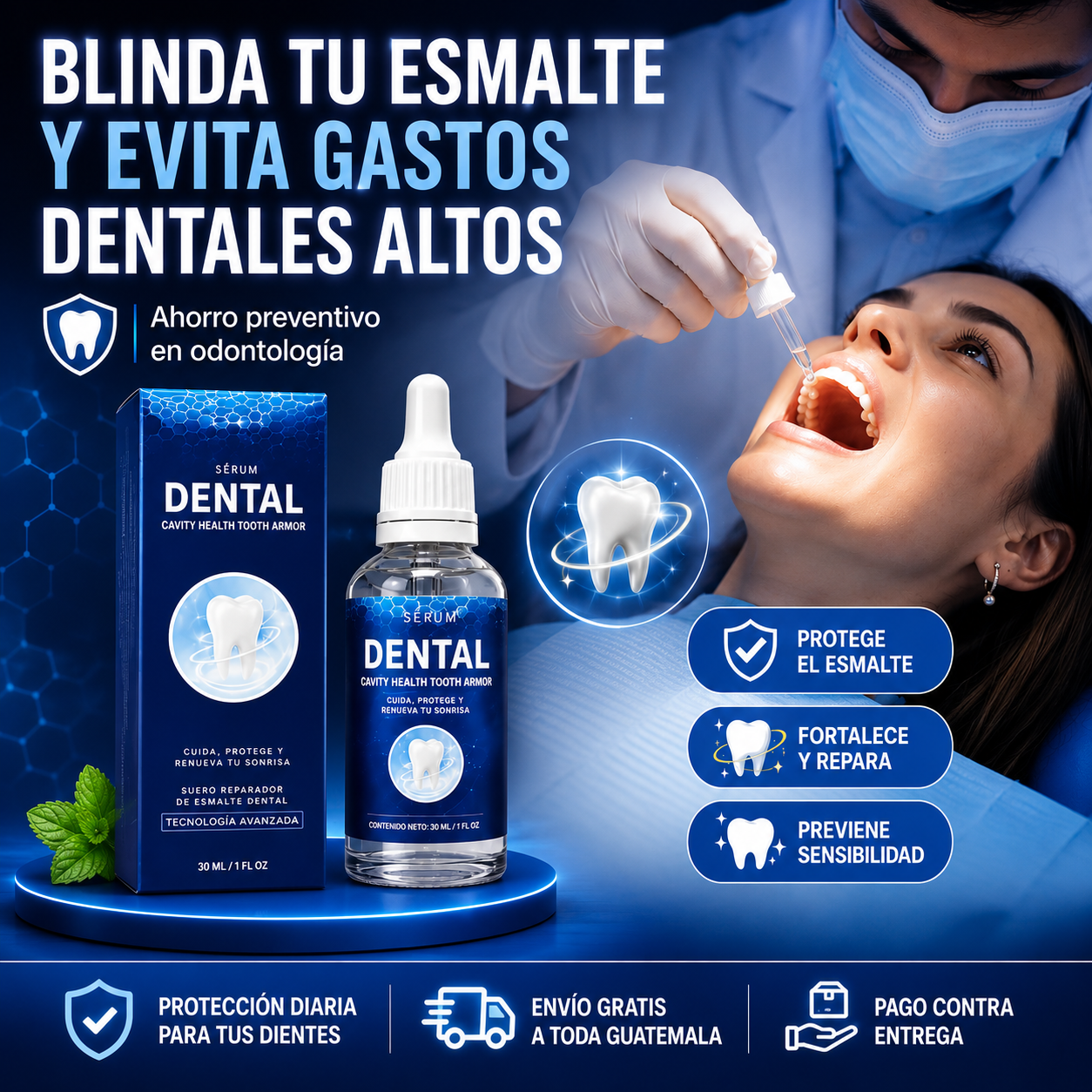 Sérum Dental — Protege tu Esmalte, Fortalece tus Dientes y Reduce la Sensibilidad 🦷✨