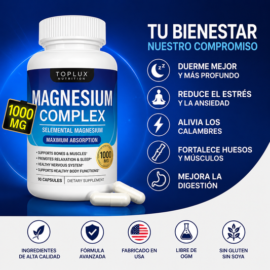 ¿Ansiedad, Estrés y Mal Descanso? | Magnesio 8 en 1 para Relajarte y Dormir Mejor 🌙