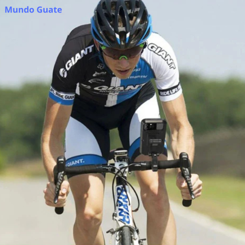 Soporte Para Teléfono Para Motocicleta Y Bicicleta, Rotación De 360° Con Pantalla Impermeable